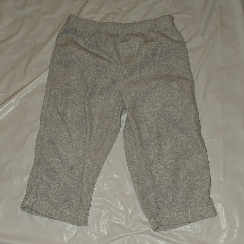 Carters Boys Light Gray Fleece Pants 9 Months
